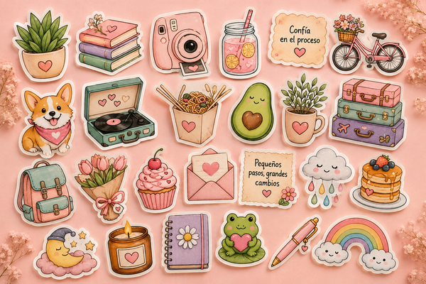 🌸 Stickers Troquelados | Decora, personaliza y expresa tu estilo