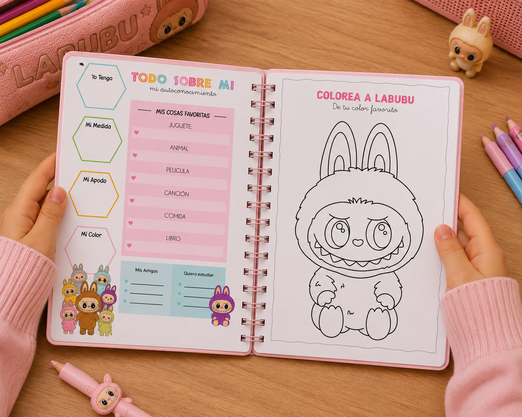 🐰 Agenda Labubu 2026 | Organiza, crea y diviértete todo el año