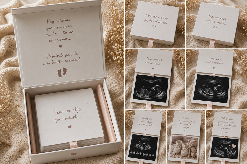 💕 Caja Sorpresa para Anunciar un Embarazo