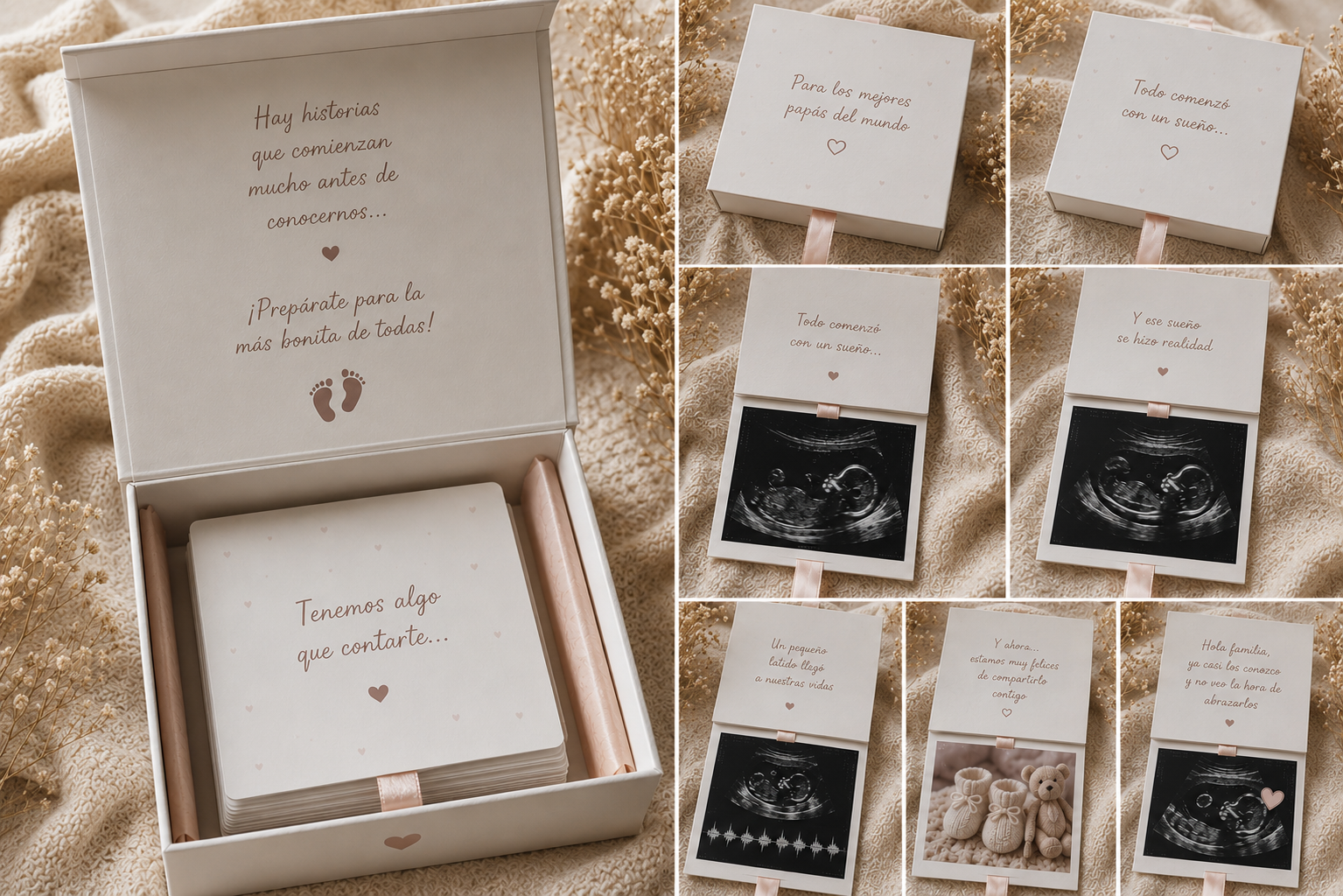 💕 Caja Sorpresa para Anunciar un Embarazo