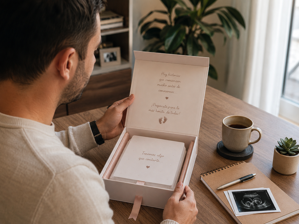 💕 Caja Sorpresa para Anunciar un Embarazo